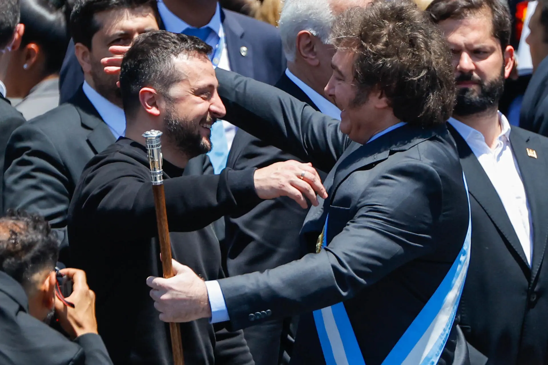 argentina-javier-milei-ucrania-volodimir-zelenski