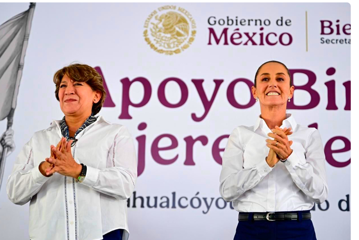 Arranca Gobierno de México y EdoMéx la entrega de tarjetas de la Pensión Mujeres con Bienestar