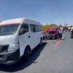 Valle de Chalco: Choque múltiple en autopista México-Puebla deja seis lesionados