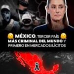 México, tercer país más criminal del mundo y primero en mercados ilícitos