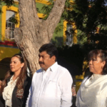 Desfile presidido por el alcalde Nazario Gutiérrez Martínez y cuerpo de gobierno