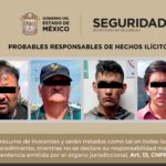 5 presuntos robacoches, fueron detenidos en Ixtlahuaca.