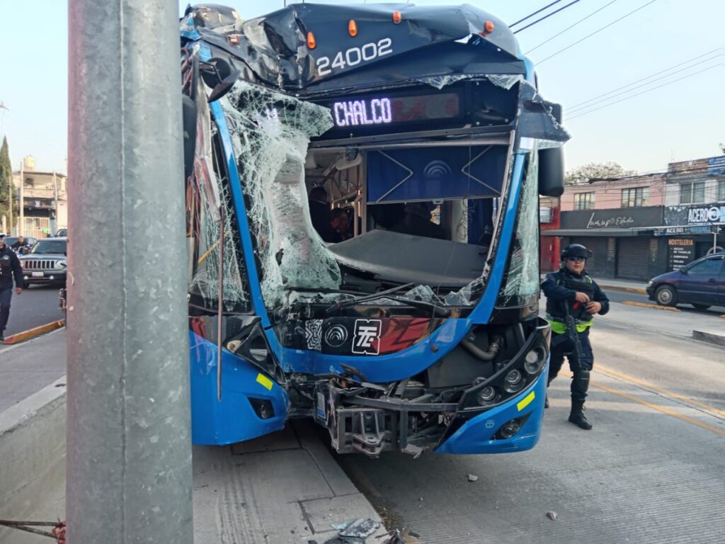 1 choque de trolebus