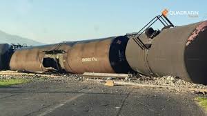 1 se rescarrila tren