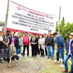 Nazario Gutiérrez Martínez da inicio a obra de pavimentación que busca mejorar la movilidad en Santa Catarina del Monte