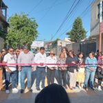 Entregan obra de drenaje y pavimentación en la cerrada Ignacio Zaragoza, en la colonia Lázaro Cárdenas,Inamex