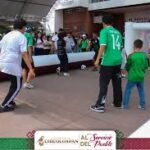 Previo al inicio del Mundial, el Gobierno de Chicoloapan realizó la “Mañana Futbolera”. Por ambición de la FIFA, ya no se pueden compartir los partidos de México en la explanada