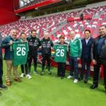 Delfina Gómez visita a la Selección Nacional Mexicana de Futbol en el Nemesio Diez y le desea éxito en su último partido de preparación ante Serbia, previo al Mundial