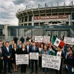 LOS PALCOHABIENTES DEL AZTECA SE APALABRAN CON LA CNTE COMO GRUPO DE CHOQUE SI NO LES DAN LOS ACCESOS A LOS PARTIDOS DEL MUNDIAL