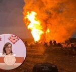 Reitera Nahle que Pemex tiene a su cargo controlar y sofocar el incendio en pozo de gas en el municipio de Las Choapas