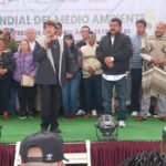 Gobernadora Delfina Gómez entrega 50 mil árboles frutales en Texcoco