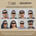 Caen ocho presuntos narcomenudistas en Chimalhuacán