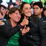 Desde el EdoMéx, la Presidenta Claudia Sheinbaum y la Gobernadora Delfina Gómez apoyan a México en su encuentro contra Inglaterra