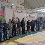 El alcalde de Chicoloapan Javier Mendoza presidió la ceremonia en la escuela primaria “Mario Rojas”